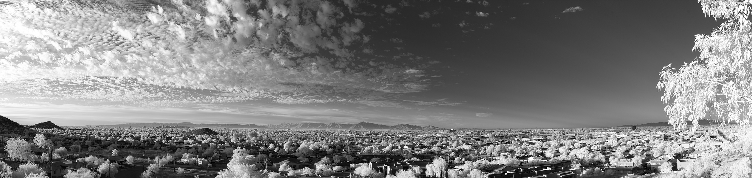 Panoramic Infrared Photo of Phoenix, Arizona.